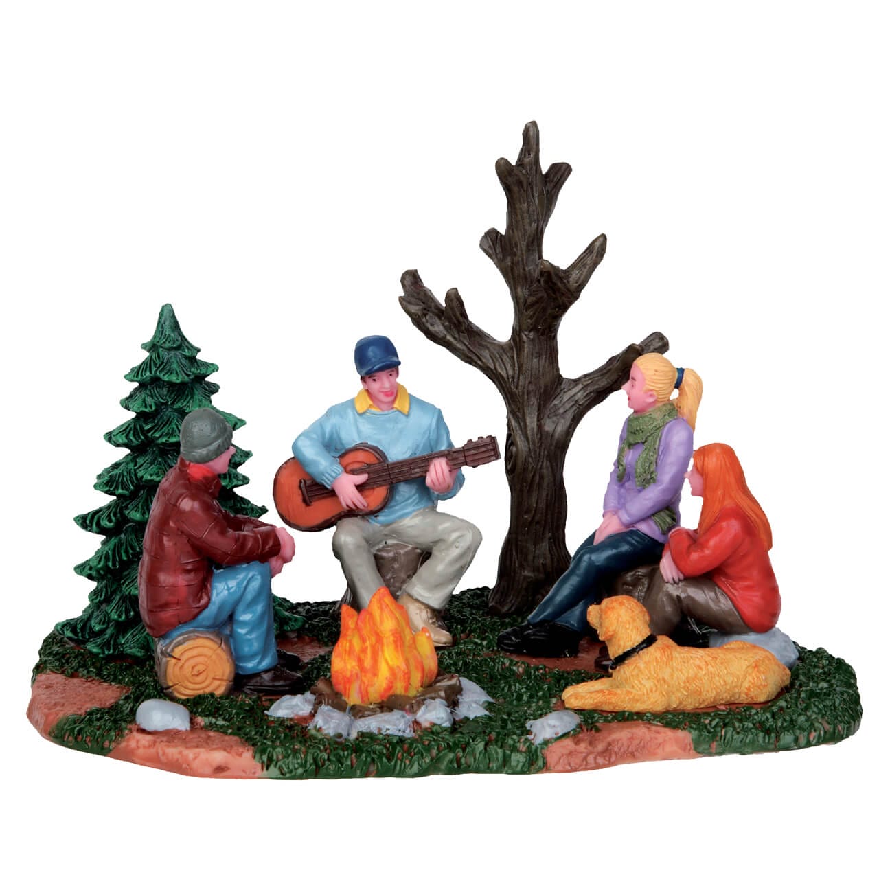 lemax-campfire-music-figurine-miniature-feu-de-camp image 1