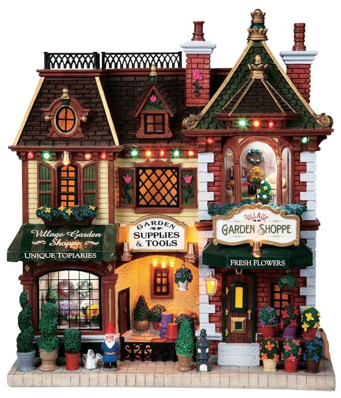 lemax-village-garden-shoppe-b-timent-miniature-village-de-no-l image 1