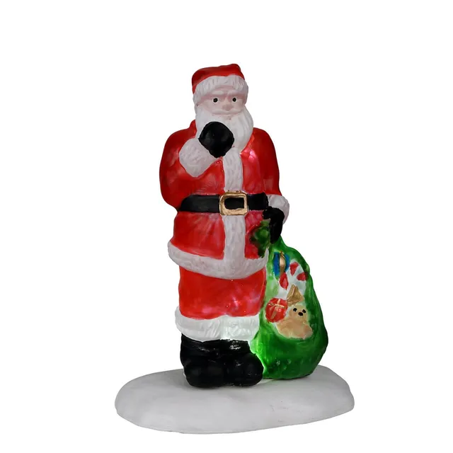 lemax-santa-s-here-figurine-p-re-no-l-hotte-de-cadeaux image 1