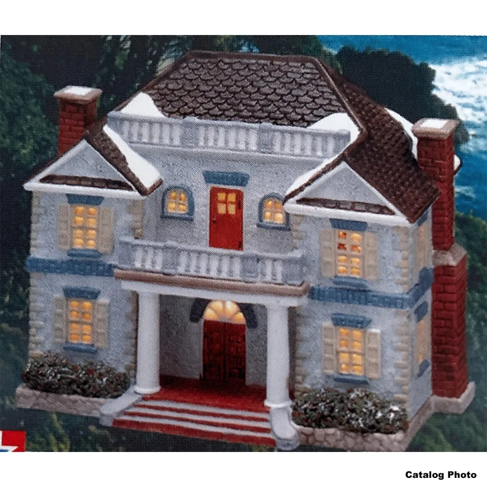 lemax-brentwood-mansion-manoir-miniature-de-village image 1