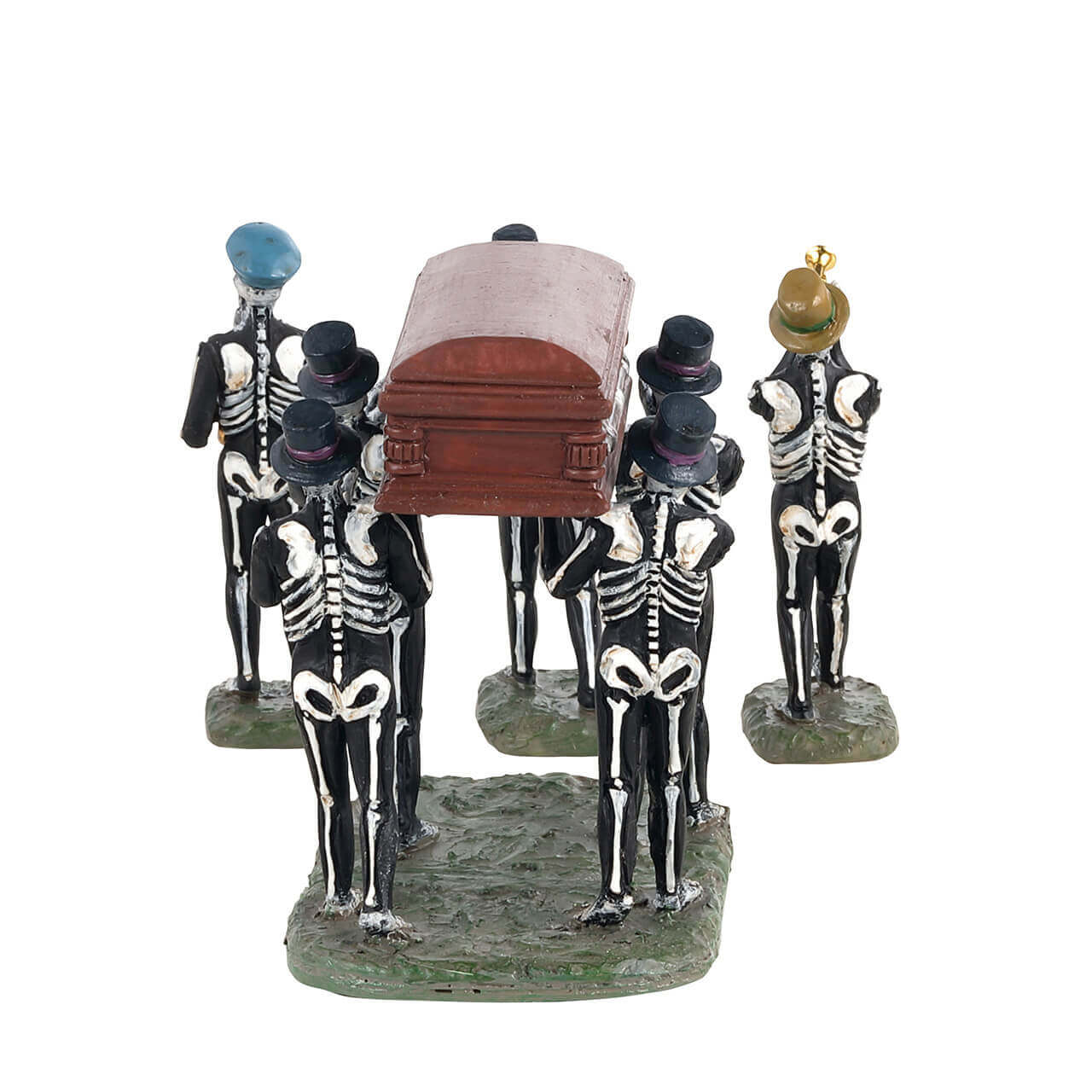 lemax-jazz-funeral-set-4-pi-ces-squelettes-spooky-town image 4