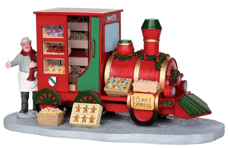 lemax-christmas-market-candy-seller-figurine-march-de-no-l-miniature image 1