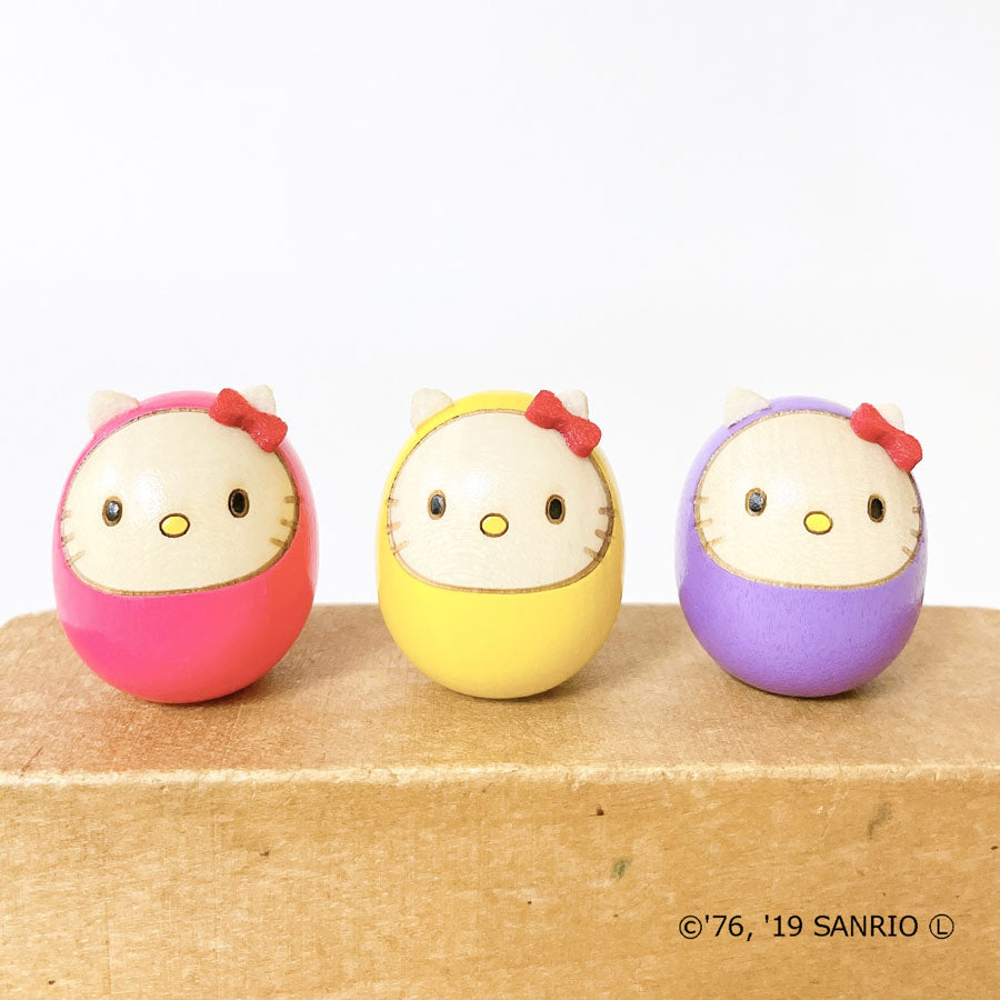 usaburo-kokeshi-hello-kitty-mame-daruma-violet-figurine-3-5-cm image 8