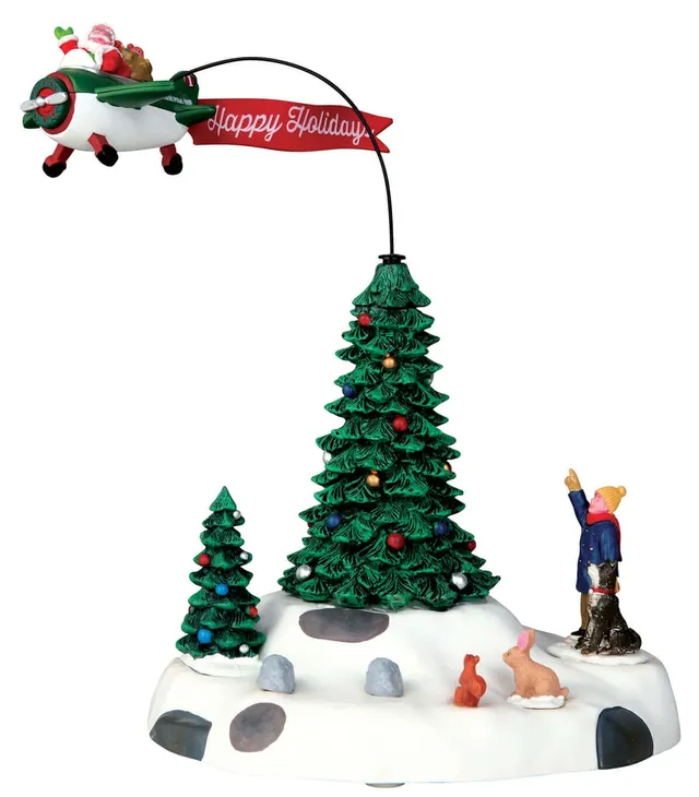 lemax-modern-santa-p-re-no-l-en-avion-anim image 1