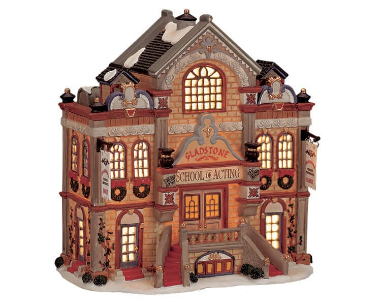 lemax-gladstone-school-of-acting-maison-miniature-lumineuse image 2