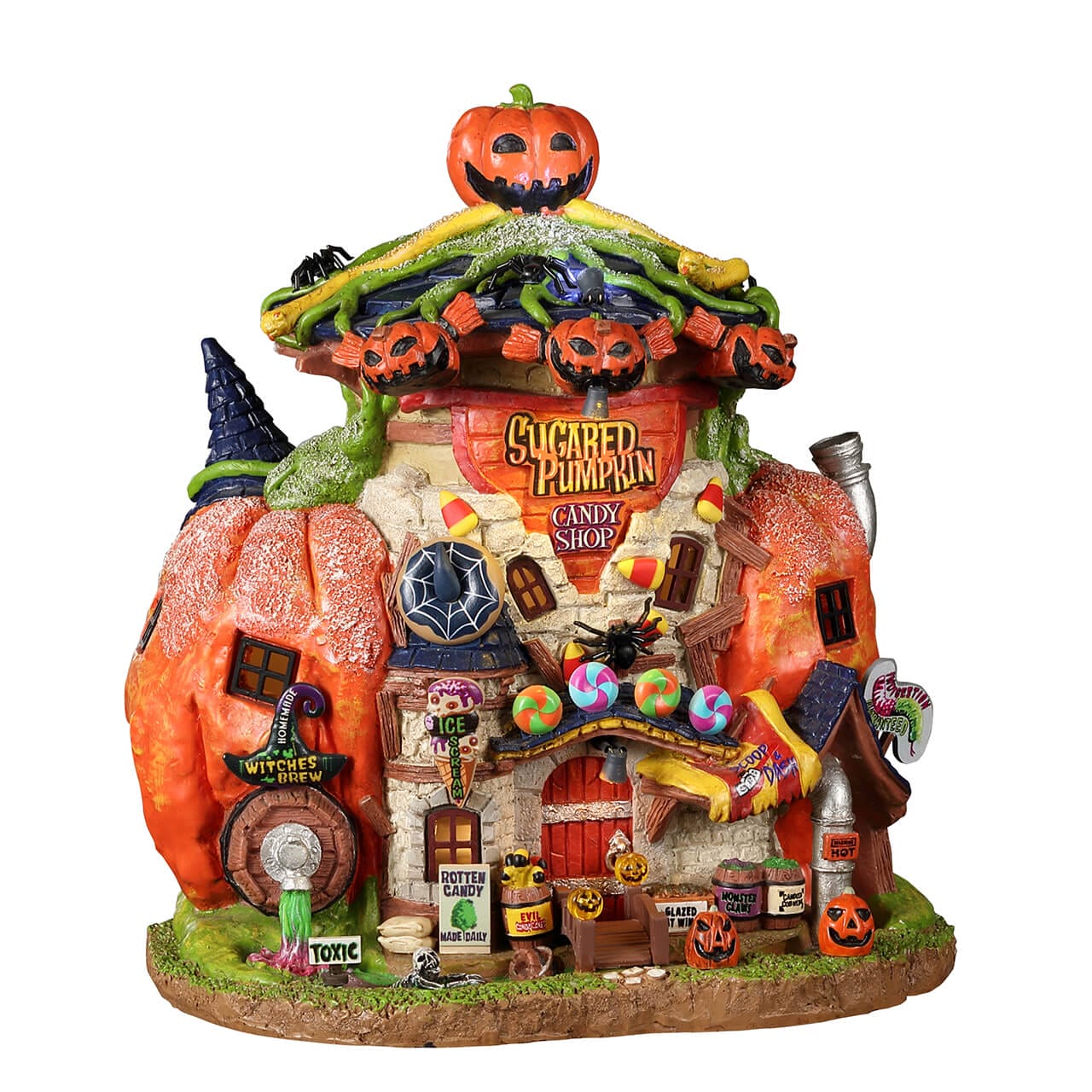 lemax-sugared-pumpkin-candy-shoppe-boutique-miniature-spooky-town image 6