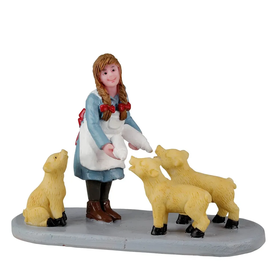lemax-caddington-village-lunchtime-for-piglets-figurine-miniature image 1