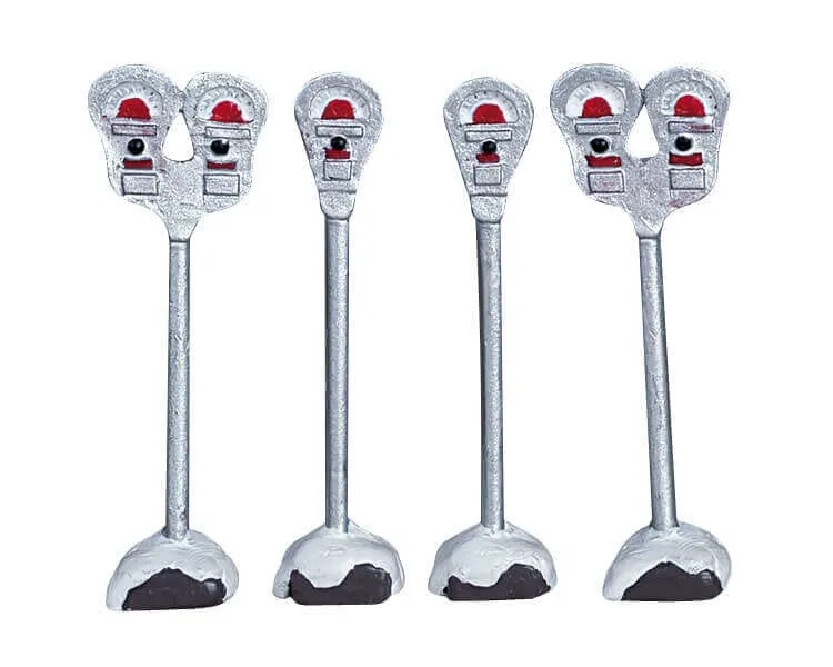 lemax-parking-meters-accessoires-miniatures-de-collection image 1