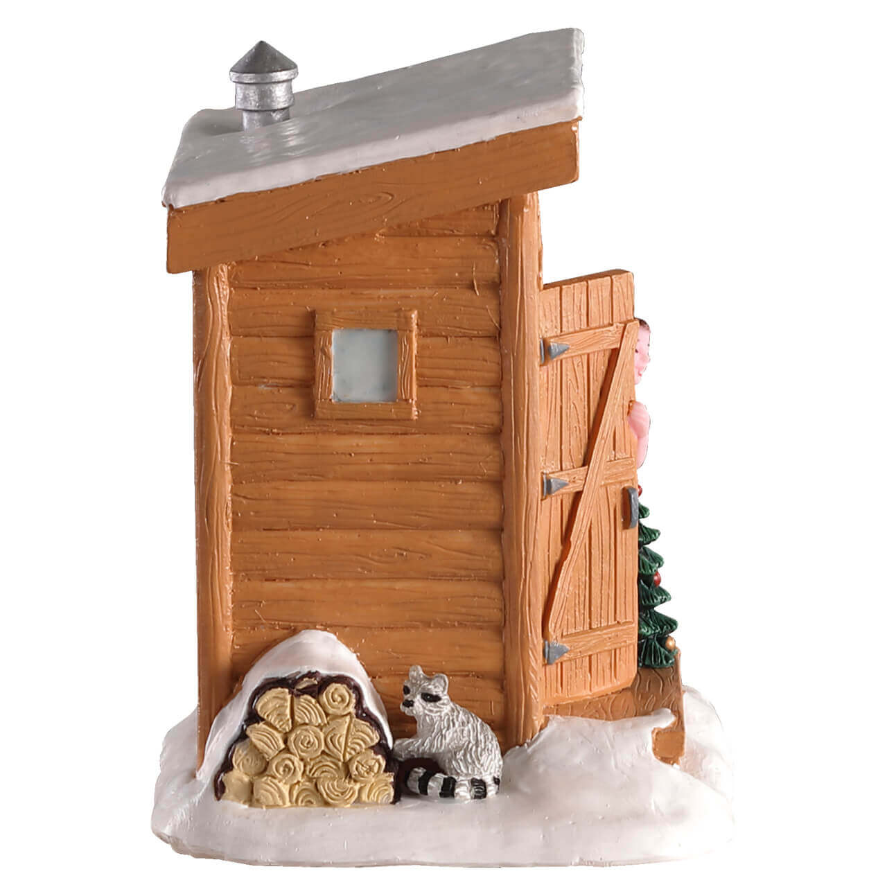 lemax-it-s-cold-out-there-sc-ne-sauna-hiver-village-miniature image 2