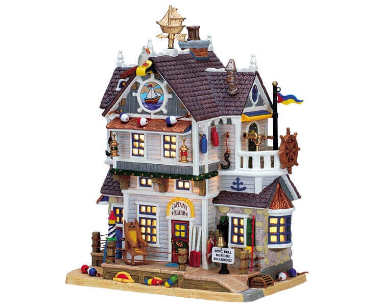 lemax-captain-andrew-s-residence-maison-lumineuse-miniature image 1