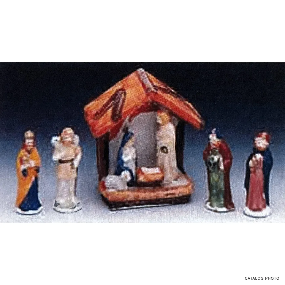 lemax-nativity-set-of-5-cr-che-miniature-5-pi-ces image 1