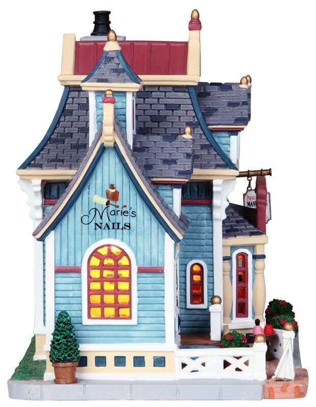 lemax-marie-s-nail-salon-maison-miniature-commerce image 2