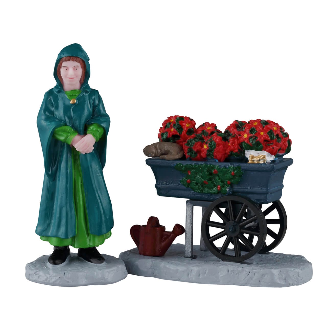 lemax-floral-street-vendor-marchand-de-fleurs-miniature image 1