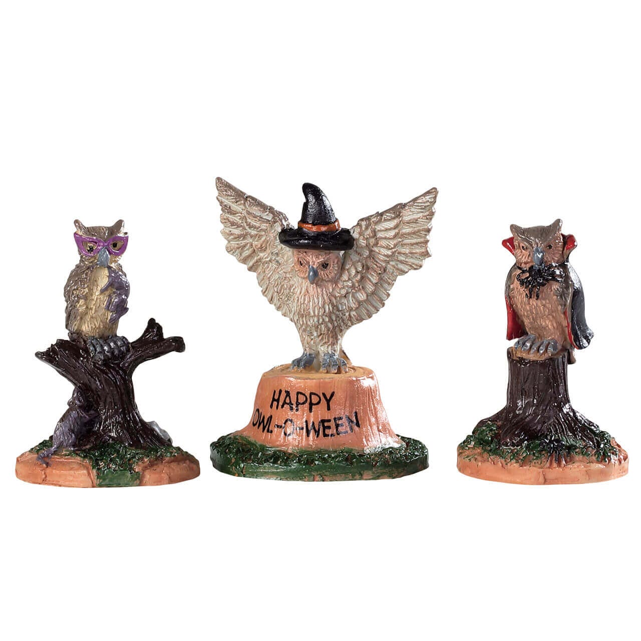 lemax-happy-owl-o-ween-figurines-halloween-spooky-town image 2