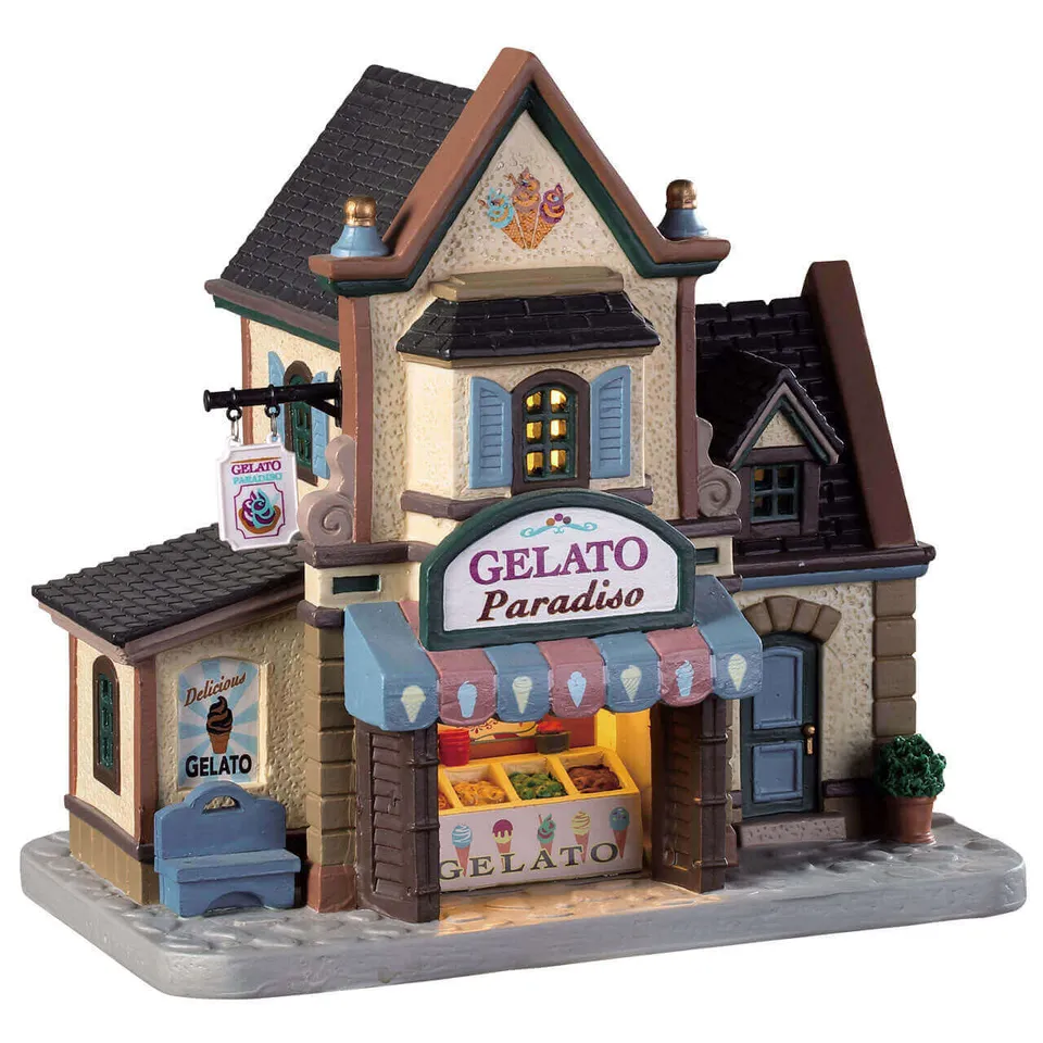lemax-gelato-paradiso-b-timent-miniature-glacier-italien image 1