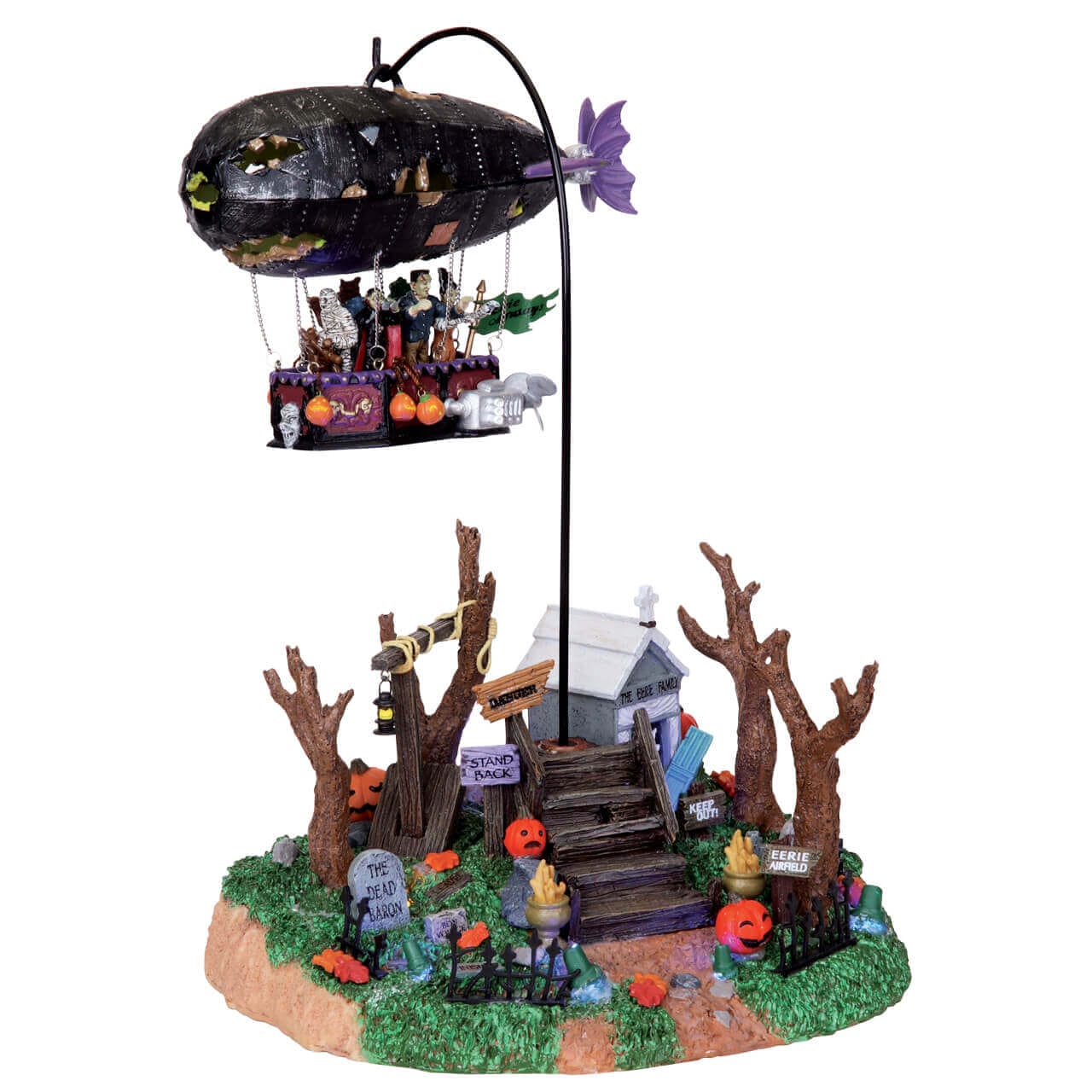 lemax-dreaded-zeppelin-dirigeable-anim-spooky-town image 1