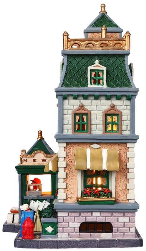 lemax-daily-gazette-b-timent-miniature-village-de-no-l image 2
