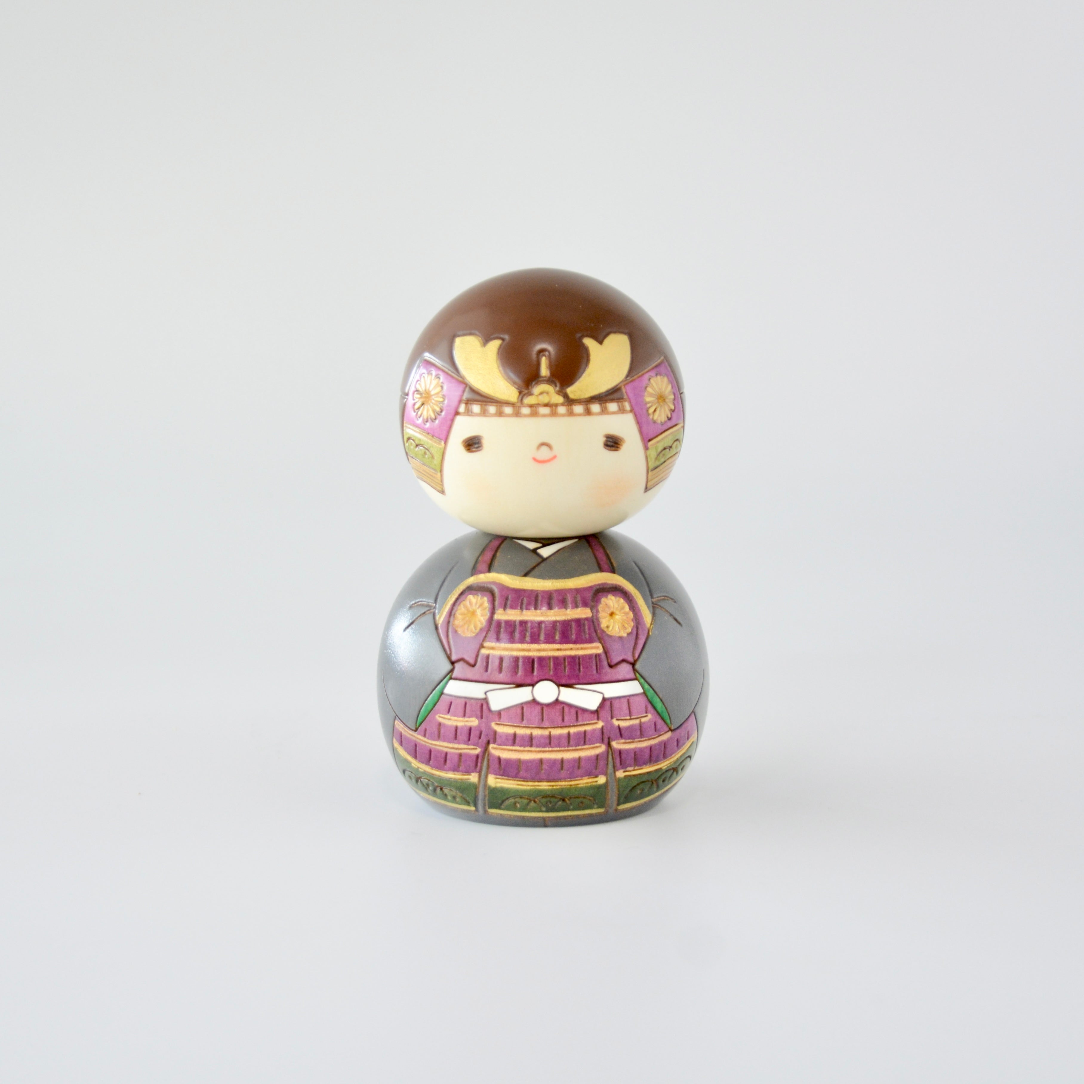 usaburo-kokeshi-kabuto-kun-helmet-boy-10-5-cm image 2