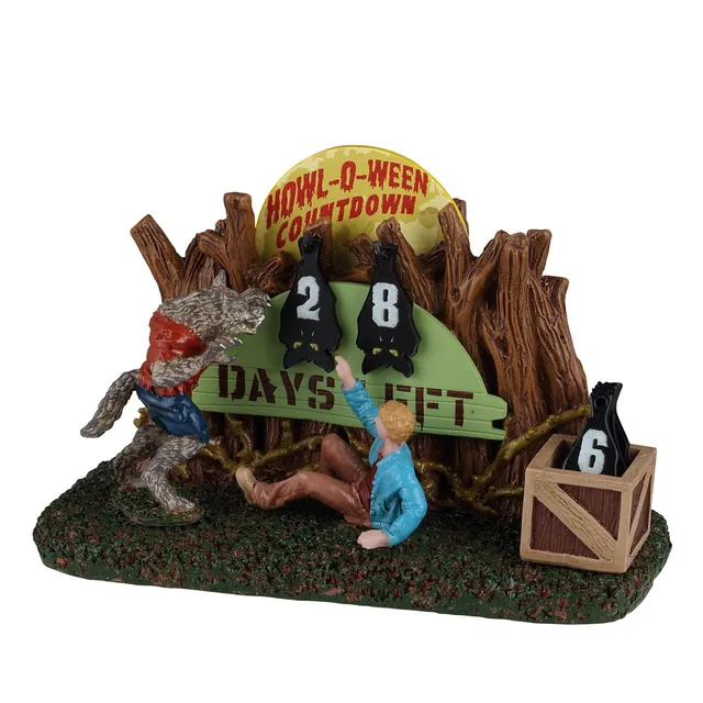 lemax-howl-o-ween-countdown-spooky-town-d-cor-halloween-lumineux image 1