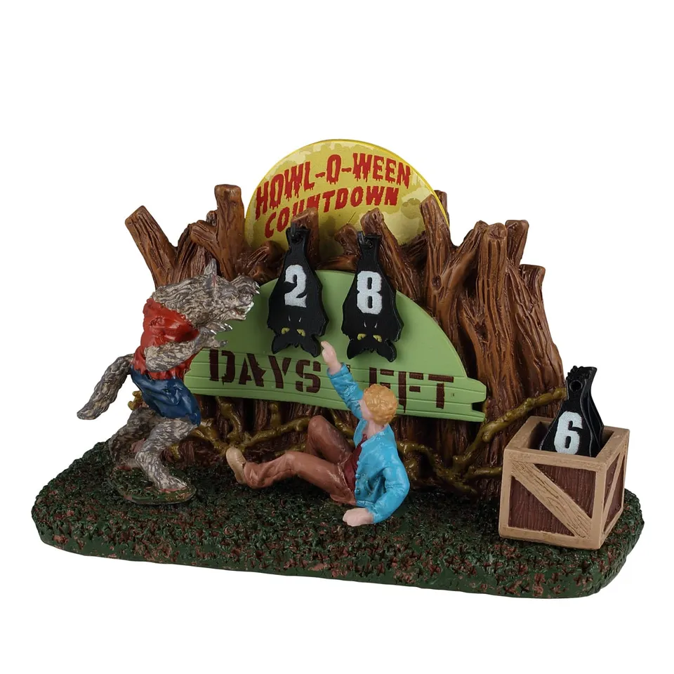 lemax-howl-o-ween-countdown-spooky-town-d-cor-halloween-lumineux image 1