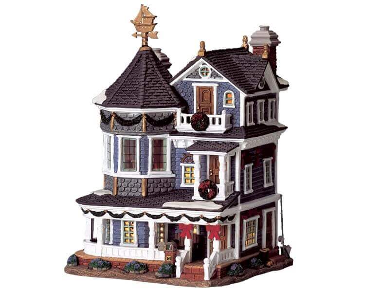 lemax-marston-manor-b-timent-miniature-lumineux-village-de-no-l image 1