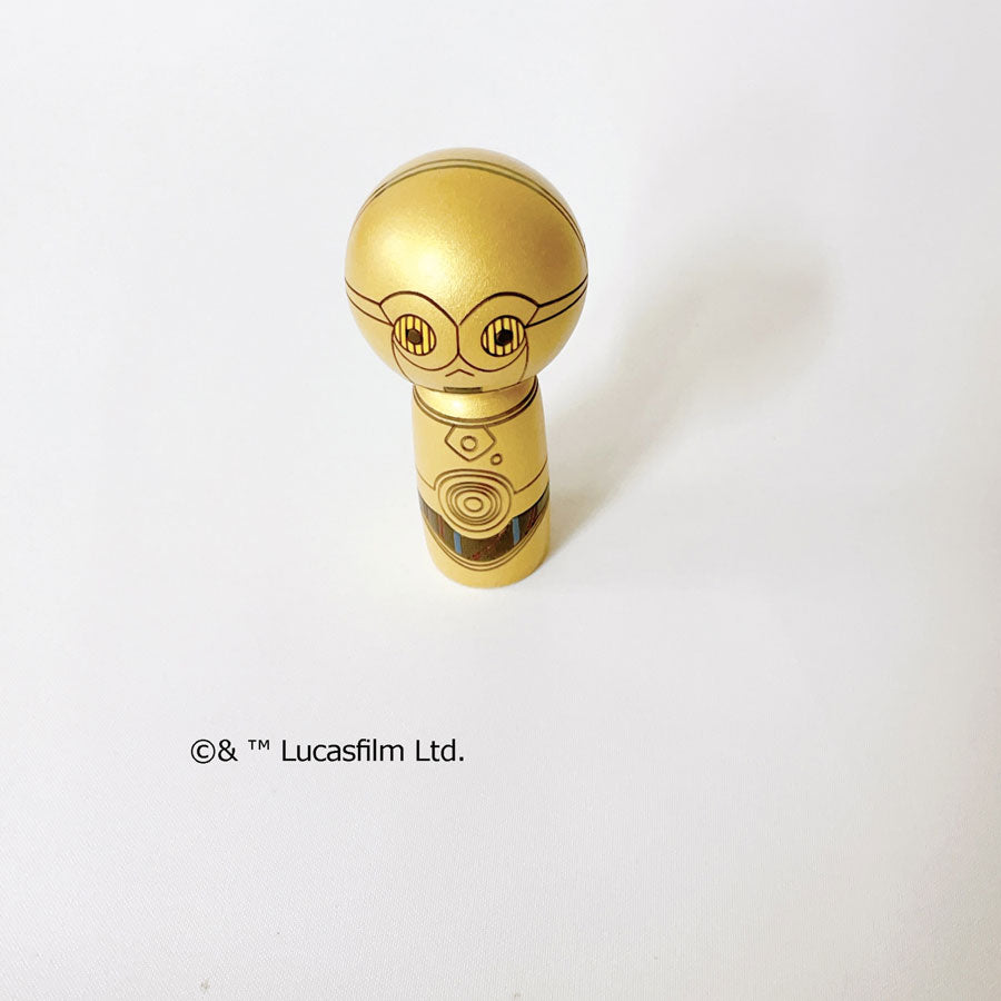 usaburo-kokeshi-star-wars-c-3po-poup-e-kokeshi-artisanale image 5