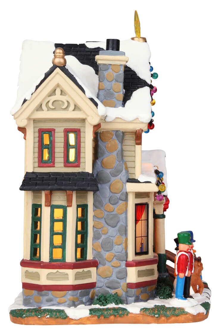lemax-christmas-home-tour-maison-de-no-l-miniature image 3