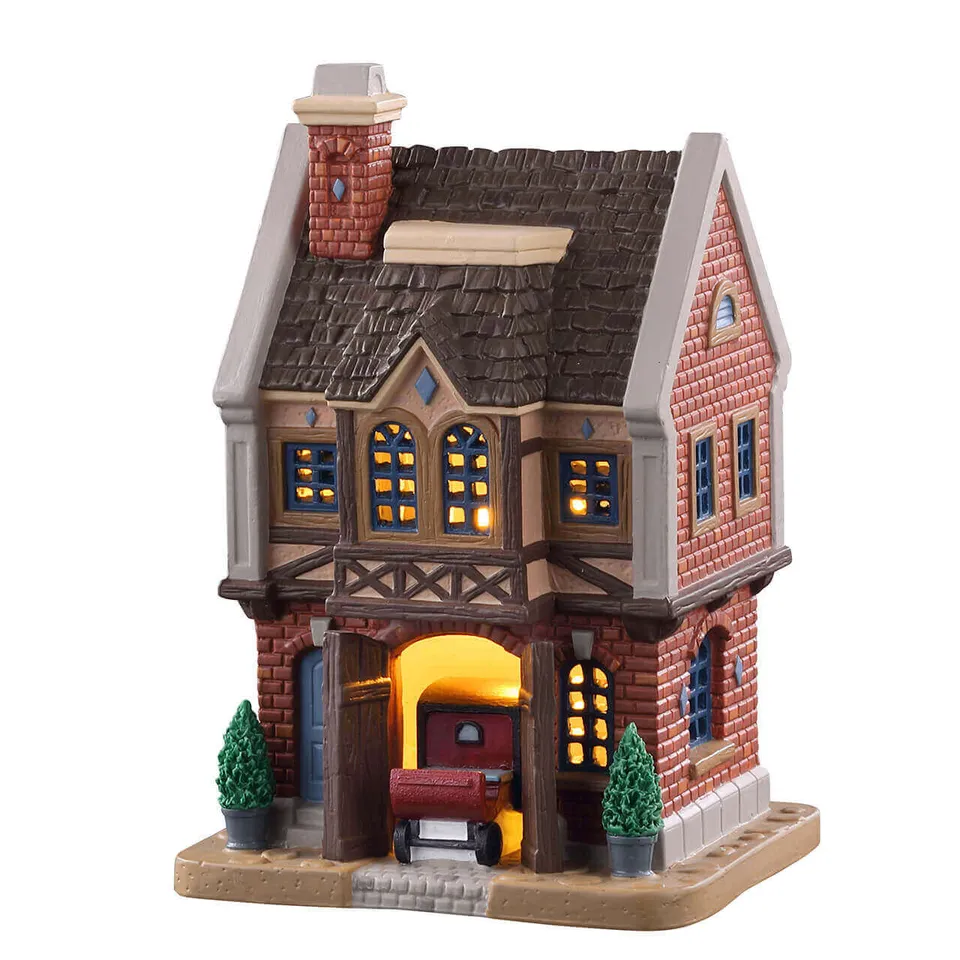 lemax-ainsworth-coach-house-maison-miniature-village-de-no-l image 1
