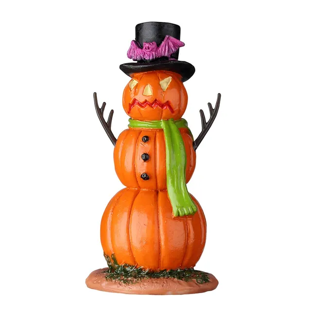 lemax-pumpkin-snowmen-figurine-bonhomme-citrouilles-spooky-town image 1