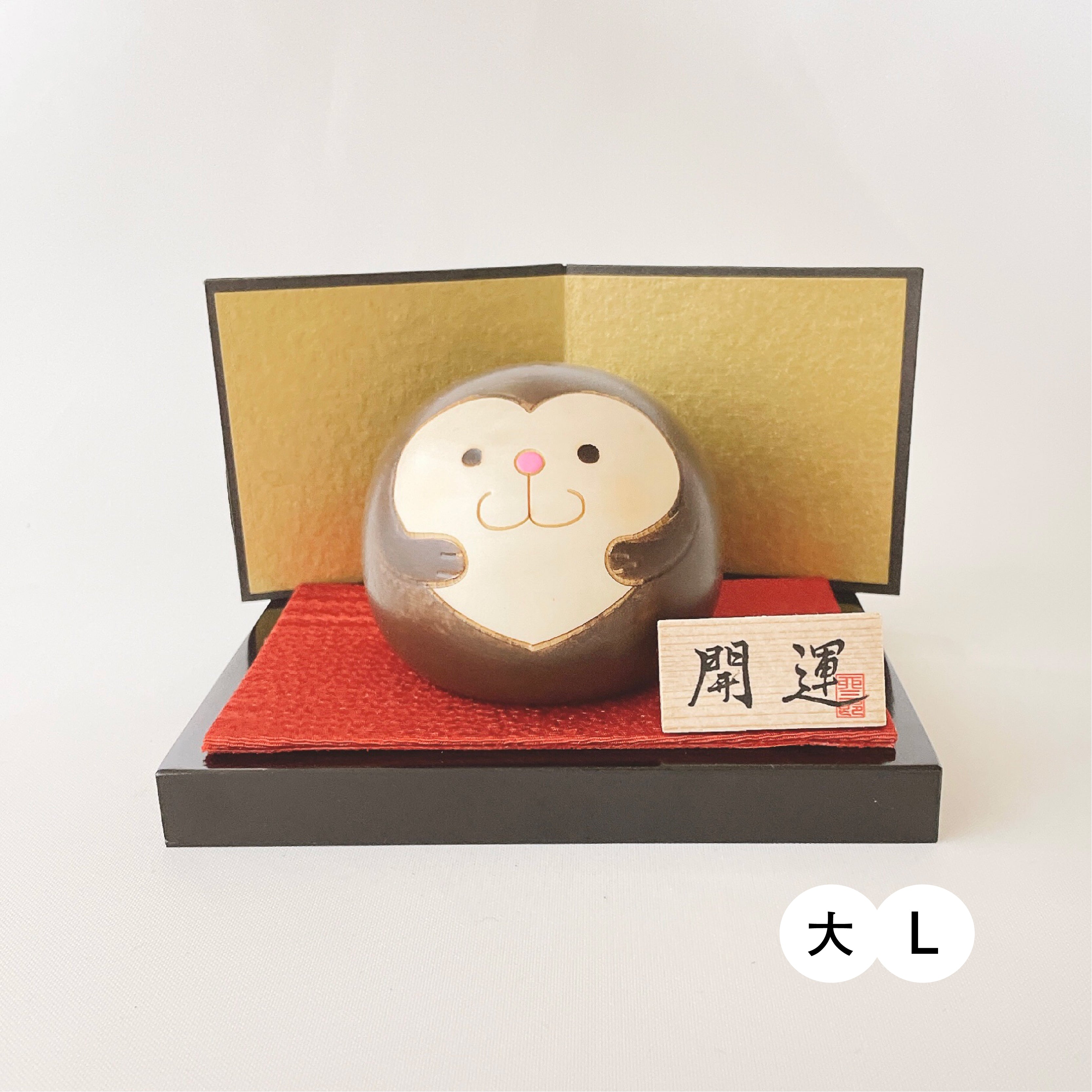 usaburo-kokeshi-yurakoro-singe-culbuto-animal-s-l image 8