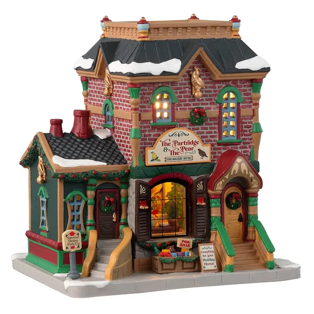 lemax-the-partridge-the-pear-boutique-miniature-caddington image 1