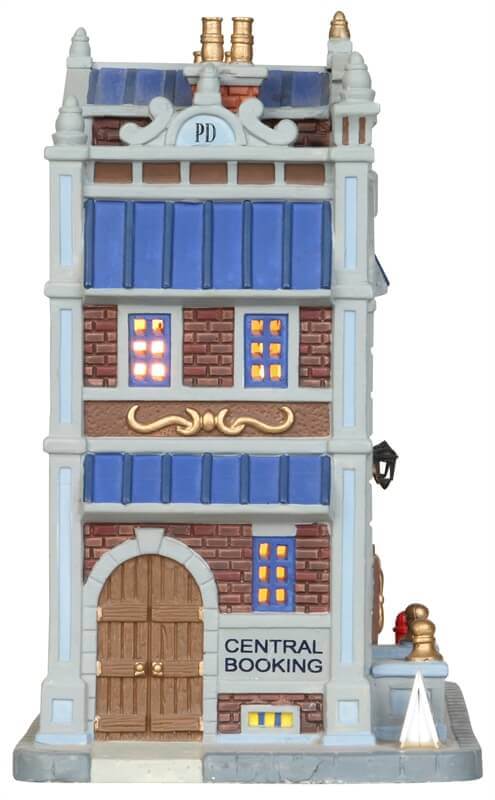 lemax-police-station-precinct-no-12-b-timent-miniature-de-village-illumin image 2