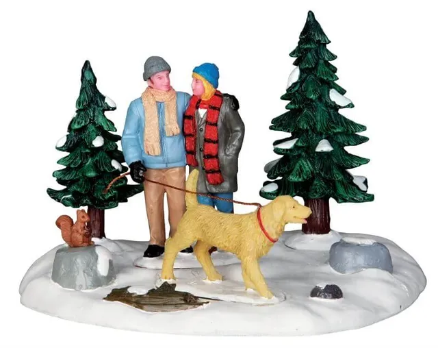 lemax-winter-stroll-figurine-miniature-promenade-hivernale image 1
