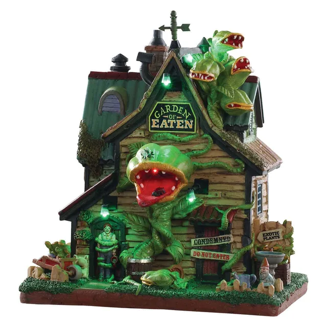 lemax-garden-of-eaten-nursery-cabane-halloween-spooky-town image 1