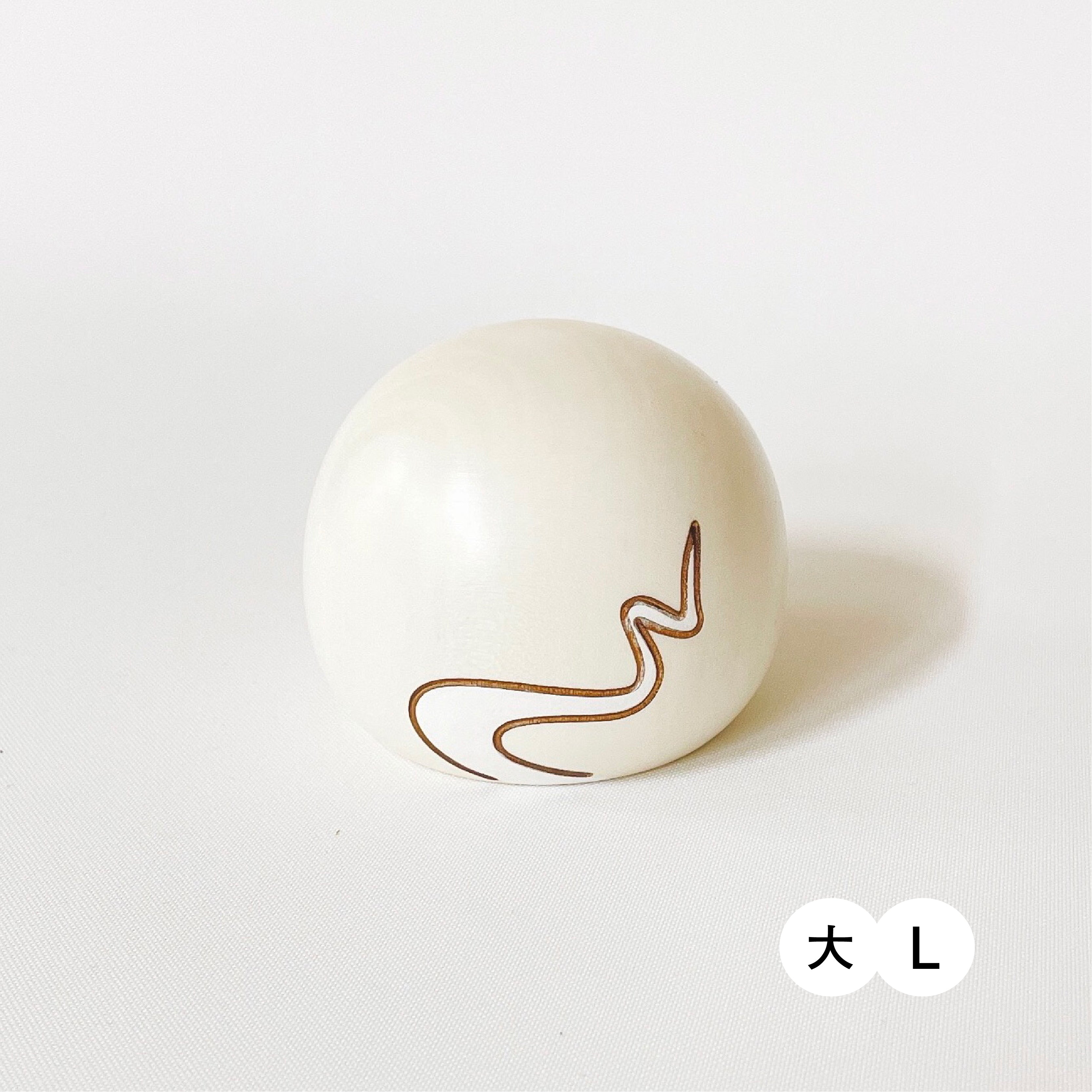 usaburo-kokeshi-yurakoro-serpent-figurine-culbuto-zodiaque-bois image 7