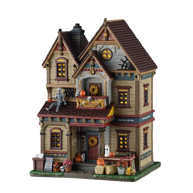 lemax-halloween-at-the-wilsons-maison-miniature-artisanale-spooky-town image 1