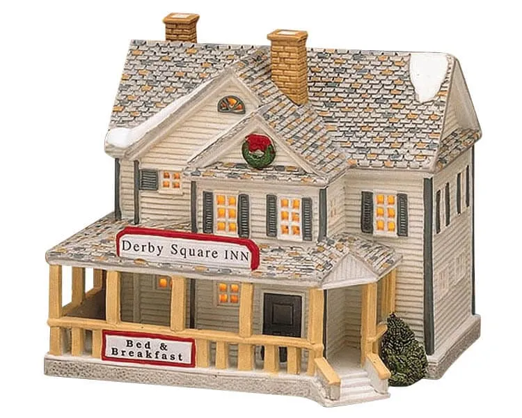 lemax-derby-square-inn-auberge-miniature-de-village image 1
