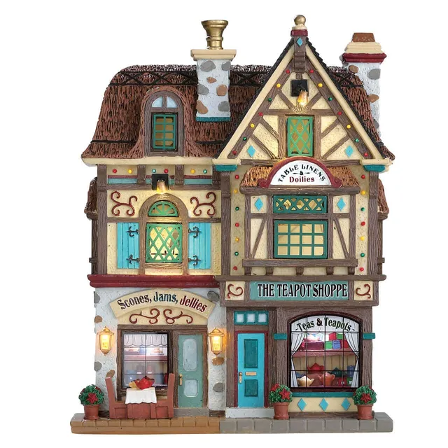lemax-the-teapot-shoppe-b-timent-miniature-illumin-corniches-clignotantes image 1