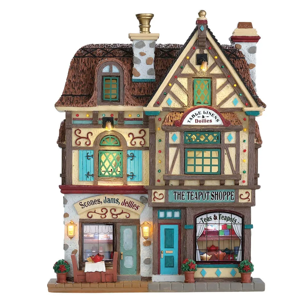 lemax-the-teapot-shoppe-b-timent-miniature-illumin-corniches-clignotantes image 1