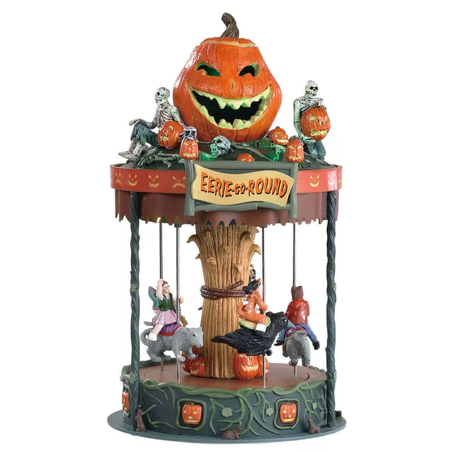 lemax-eerie-go-round-man-ge-hant-anim-spooky-town image 1