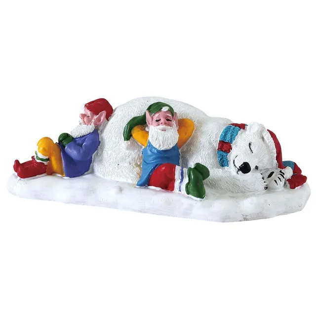 lemax-taking-a-break-figurine-miniature-santa-s-wonderland image 1