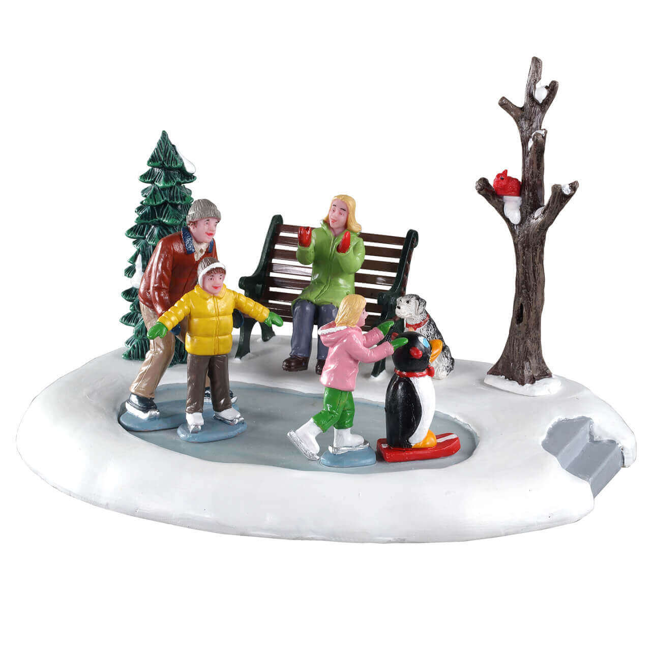 lemax-beginner-skaters-figurine-patinage-famille image 5
