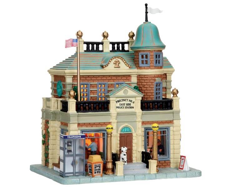 lemax-precinct-no-6-b-timent-miniature-poste-de-police-no-l image 1