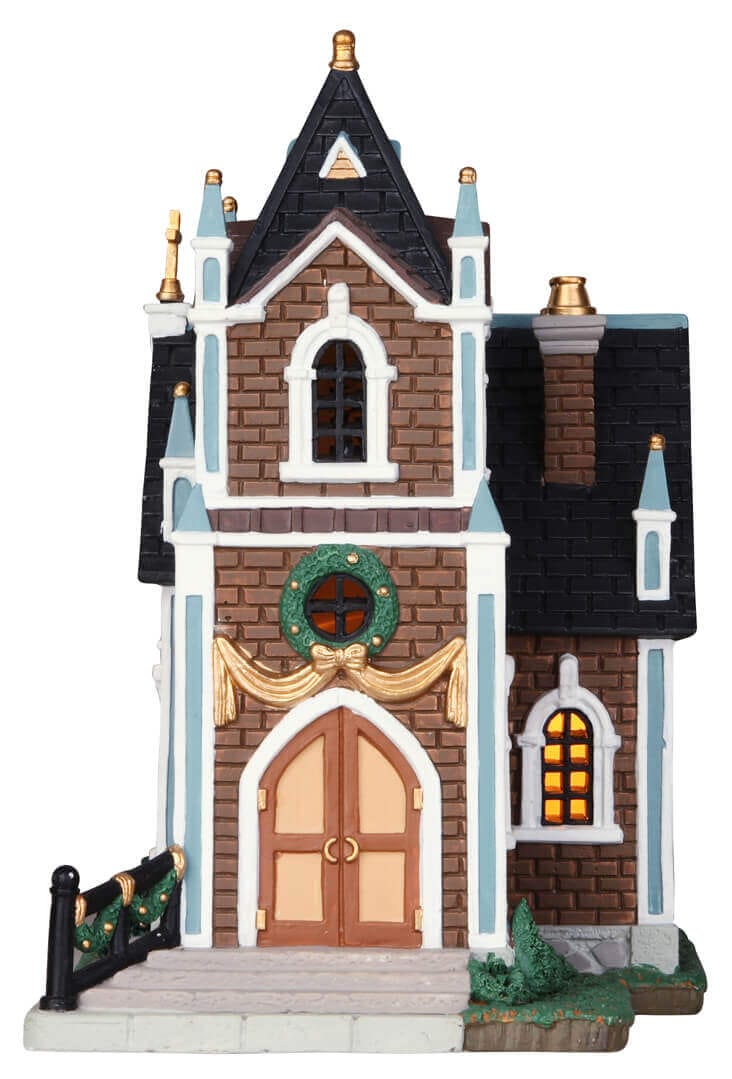 lemax-pine-ridge-church-miniature-glise-de-village image 2