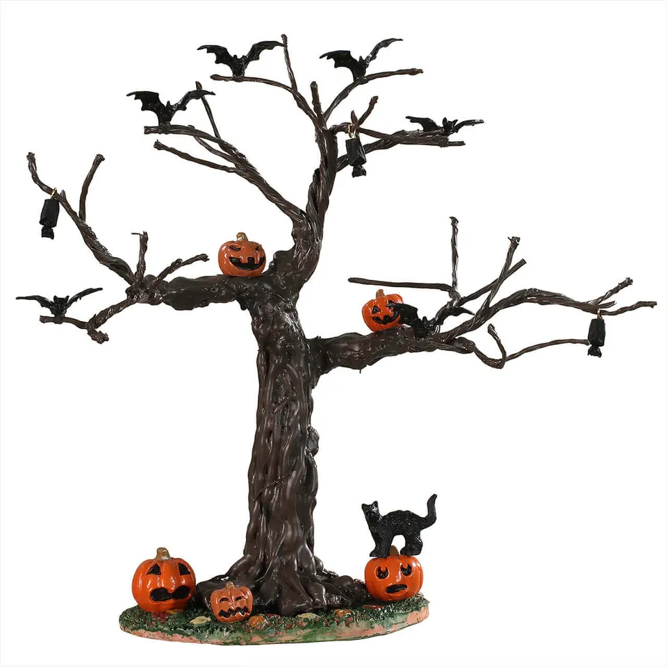 lemax-batty-for-pumpkins-tree-arbre-halloween-chauve-souris image 1