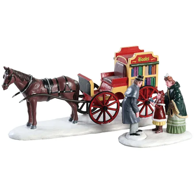 lemax-rolling-readers-figurine-biblioth-que-mobile image 1