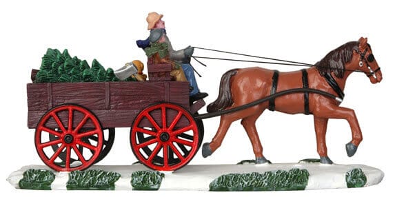 lemax-bringing-home-the-christmas-tree-figurine-sapin-no-l image 3