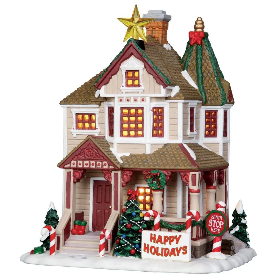 lemax-madison-residence-maison-de-village-miniature-illumin-e image 1