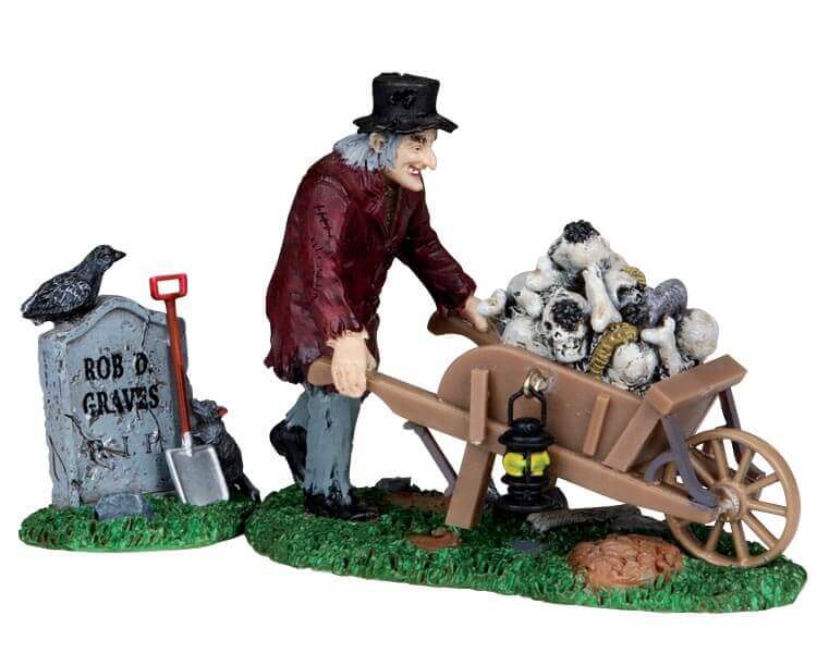 lemax-grave-robber-figurine-spooky-town-halloween-miniature image 1