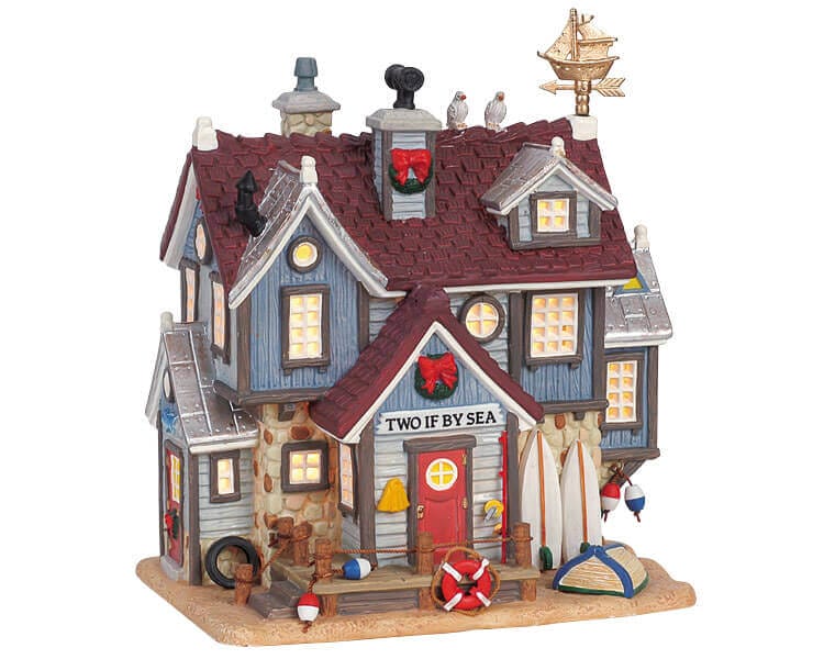 lemax-two-if-by-sea-b-timent-miniature-c-tier image 1